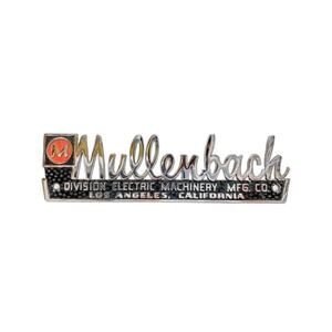Mullenbach Division Electric Machinery Manufacturing Company Vintage Emblem
